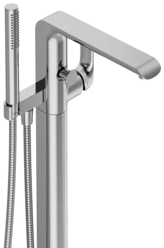 Ravak Flat padlón álló kádcsaptelep szettel FL 080.00CR.RB07A, króm
