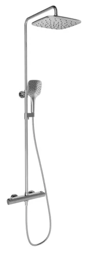 Ravak Flat termosztátos zuhanyoszlop szettel FL 091.00CR, króm