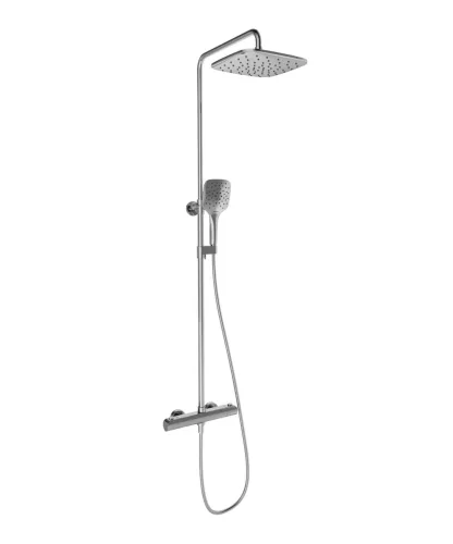 Ravak Flat termosztátos zuhanyoszlop szettel FL 091.00CR, króm
