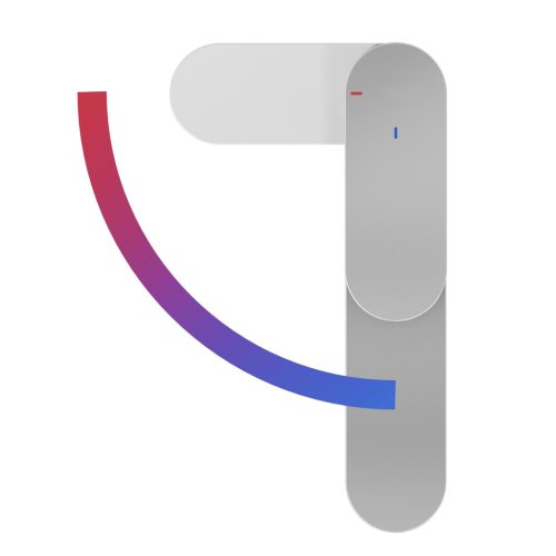 Ravak Chrome II mosdócsaptelep BeCool 175 mm lefolyó nélkül CR II 014.01CR, króm