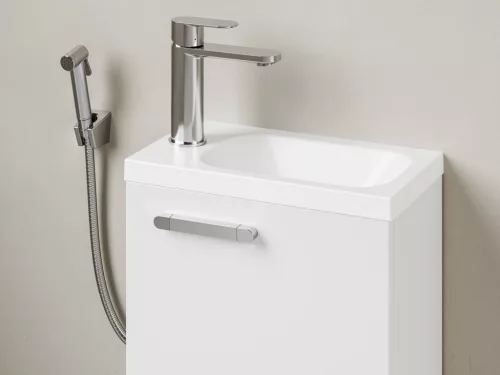Ravak Chrome II álló mosdócsaptelep bidézuhannyal 175 mm, leeresztő nélkül CR II 112.00CR, króm