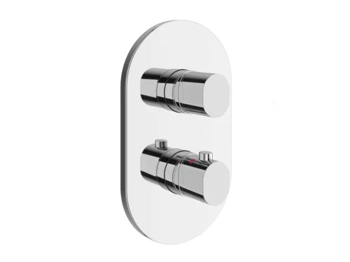 Ravak Chrome II termosztátos 2-utas csaptelep, alaptest nélkül CR II 063.00CR.O2.RB071, króm