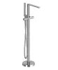 Ravak Chrome II padlón álló csaptelep zuhanyszettel (R-box nélkül), króm CR II 080.00CR.RB07A