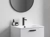 Ravak Chrome II mosdócsaptelep 175 mm lefolyó nélkül CR II 014.20BL, fekete