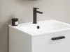 Ravak Chrome II mosdócsaptelep BeCool 175 mm lefolyó nélkül CR II 014.21BL, fekete