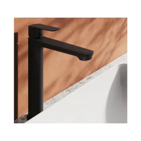   Ravak Life mosdócsaptelep 280 mm, lefolyó nélkül LF 015.20BLM, matt fekete