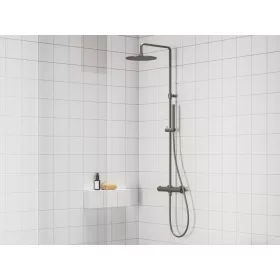   Ravak Espirit termosztátos zuhanyoszlop szettel ES 091.20GB, grafit