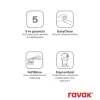 Ravak Plan kádcsaptelep szett nélkül PN 022.00CR, króm