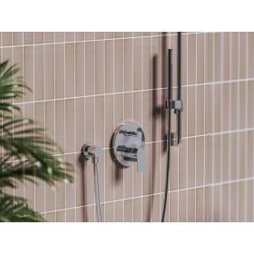   Ravak Plan falba süllyesztett csaptelep, kétutas, belső egységgel PN 062.00CR.O2, króm