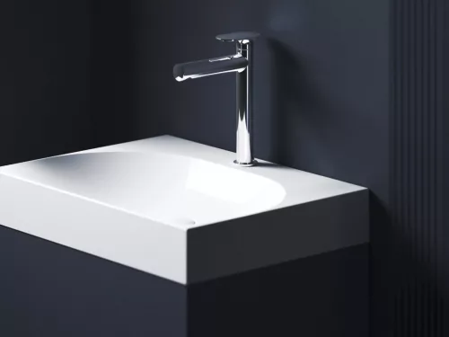 Ravak Spring mosdócsaptelep 255 mm, leeresztő nélkül, króm SG 014.00CR