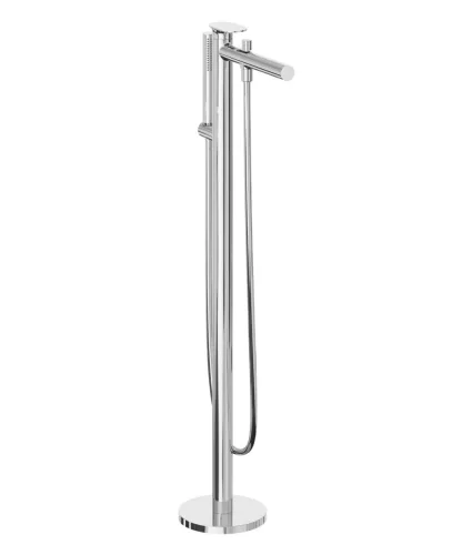 Ravak Spring padlón álló kádcsaptelep test nélkül, zuhanyszettel, króm SG 080.00CR.RB07A