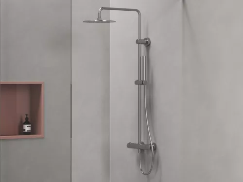 Ravak Spring termosztátos  zuhanyoszlop, állítható, zuhanyszettel, króm SG 091.00CR