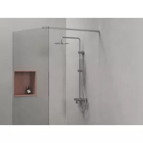   Ravak Spring állítható, nem termosztátos zuhanyoszlop, zuhanyszettel, króm SG 098.00CR