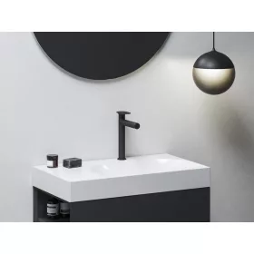   Ravak Spring mosdócsaptelep 255 mm, leeresztő nélkül, matt fekete SG 014.20BLM