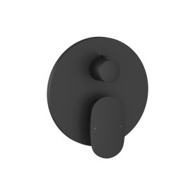   Ravak Spring 2-utas falba süllyesztett csaptelep test nélkül matt fekete SG 065.20BLM.O2.RB072