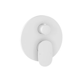   Ravak Spring 2-utas falba süllyesztett csaptelep test nélkül, matt fehér SG 065.10WHM.O2.RB072