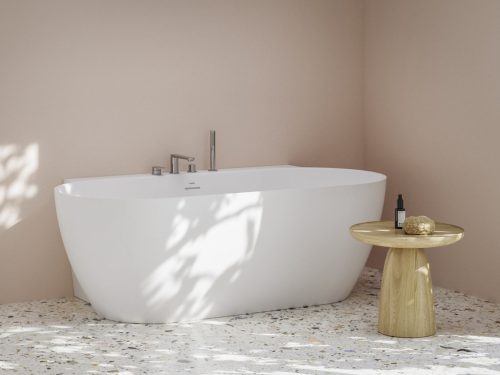 Ravak Chrome II 4-nyílásos kádperem csaptelep zuhanyszettel, króm CR II 026.00CR