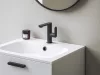 Ravak Chrome II álló mosdócsaptelep, 165 mm, leeresztő nélkül, fekete CR II 014.22BL