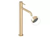 Ravak Espirit álló mosdócsaptelep 340 mm leeresztő nélkül ES 015.60GLB, gold