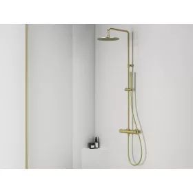   Ravak Espirit termosztátos zuhanyoszlop szettel ES 091.60GLB, gold