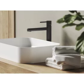   Ravak Nox mosdócsaptelep 280 mm, lefolyó nélkül NX 015.20BLM, matt fekete