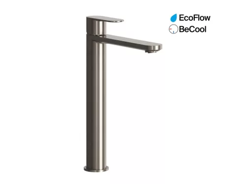 Ravak Chrome II mosdócsaptelep BeCool 300 mm lefolyó nélkül CR II 015.21GB, szálcsiszolt grafit