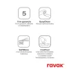 Ravak Chrome II kádcsaptelep szett nélkül CR II 022.20GB, szálcsiszolt grafit