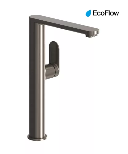 Ravak Chrome II álló mosdócsaptelep, 165 mm, leeresztő nélkül, szálcsiszolt grafit CR II 015.22GB