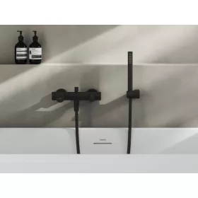   Revers fali kádcsaptelep zuhanyszett nélkül RV 022.20BLM, matt fekete