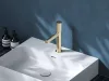 Revers álló mosdócsaptelep 220 mm leeresztő nélkül RV 012.60CH, champagne