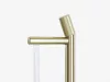 Revers álló mosdócsaptelep 220 mm leeresztő nélkül RV 012.60CH, champagne