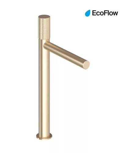 Revers álló mosdócsaptelep 375 mm leeresztő nélkül RV 015.60CH, champagne