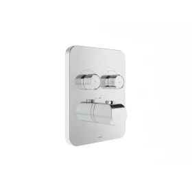   Ravak Flat termosztátos 2-utas csaptelep, alaptest nélkül FL 063.00CR.O2.RB072, króm