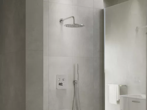 Ravak Flat termosztátos 2-utas csaptelep, alaptest nélkül FL 063.00CR.O2.RB072, króm
