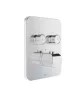 Ravak Flat termosztátos 2-utas csaptelep, alaptest nélkül FL 063.00CR.O2.RB072, króm