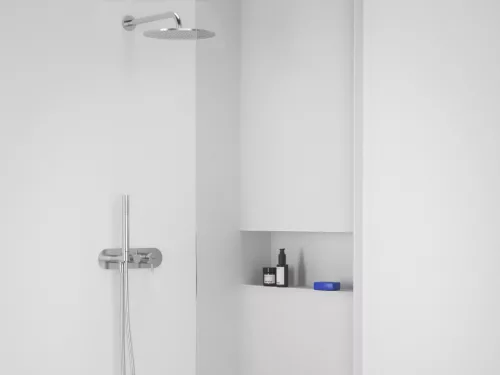 Fali kar esőztető zuhanyfejhez 702.00CR, króm