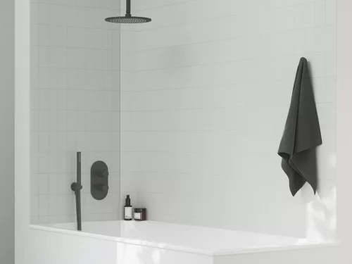 Ravak Mennyezeti kar 704.21BLM, 30 cm matt fekete