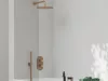 Ravak Esőztető zuhanyfej köralakú, 250 mm 980.60RGB, rose gold