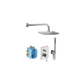   Ravak Flat falsík alatti zuhanyszett FL 090.01CR.O2.RB072, króm