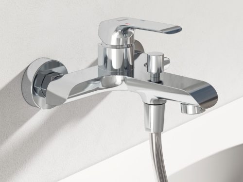 Ravak Flat fali kádcsaptelep szettel, króm FL 022.00CR+S