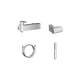 Ravak Chrome fali zuhanycsaptelep szettel, króm CR II 032.00CR CR+S