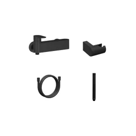   Ravak Chrome fali zuhanycsaptelep szettel, fekete CR II 032.20BL+S