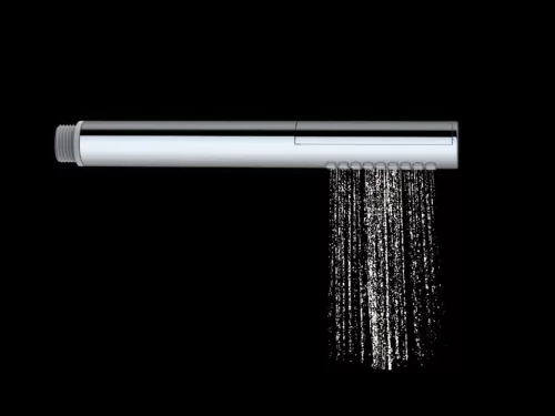 Ravak Chrome fali zuhanycsaptelep szettel, fekete CR II 032.20BL+S