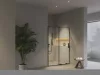 Ravak RODP2 110 zuhanyajtó fekete+transparent