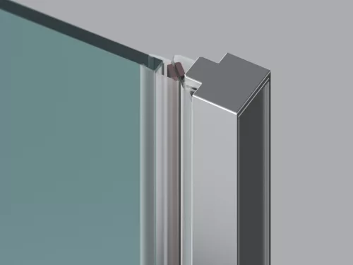 Ravak COOL! COSD1-80 zuhanyajtó krómhatású+transparent