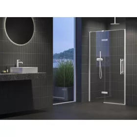 Ravak COOL! COSD2-100 zuhanyajtó matt fehér+transparent