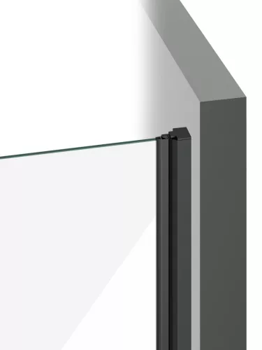 Ravak COOL! COSD2-120 zuhanyajtó fekete+transparent