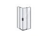 Ravak RORV2 90x90 zuhanykabin fekete+transparent