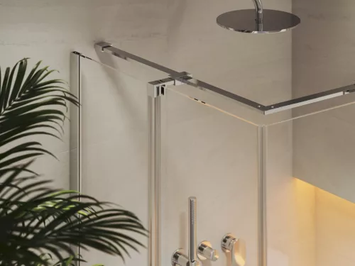 Ravak RORV2 90x90 zuhanykabin krómhatású+transparent