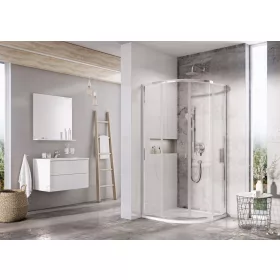   Ravak Bliy Slim BLSCP4 80x80 zuhanykabin krómhatású+transparent